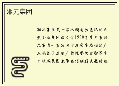 湘元集团